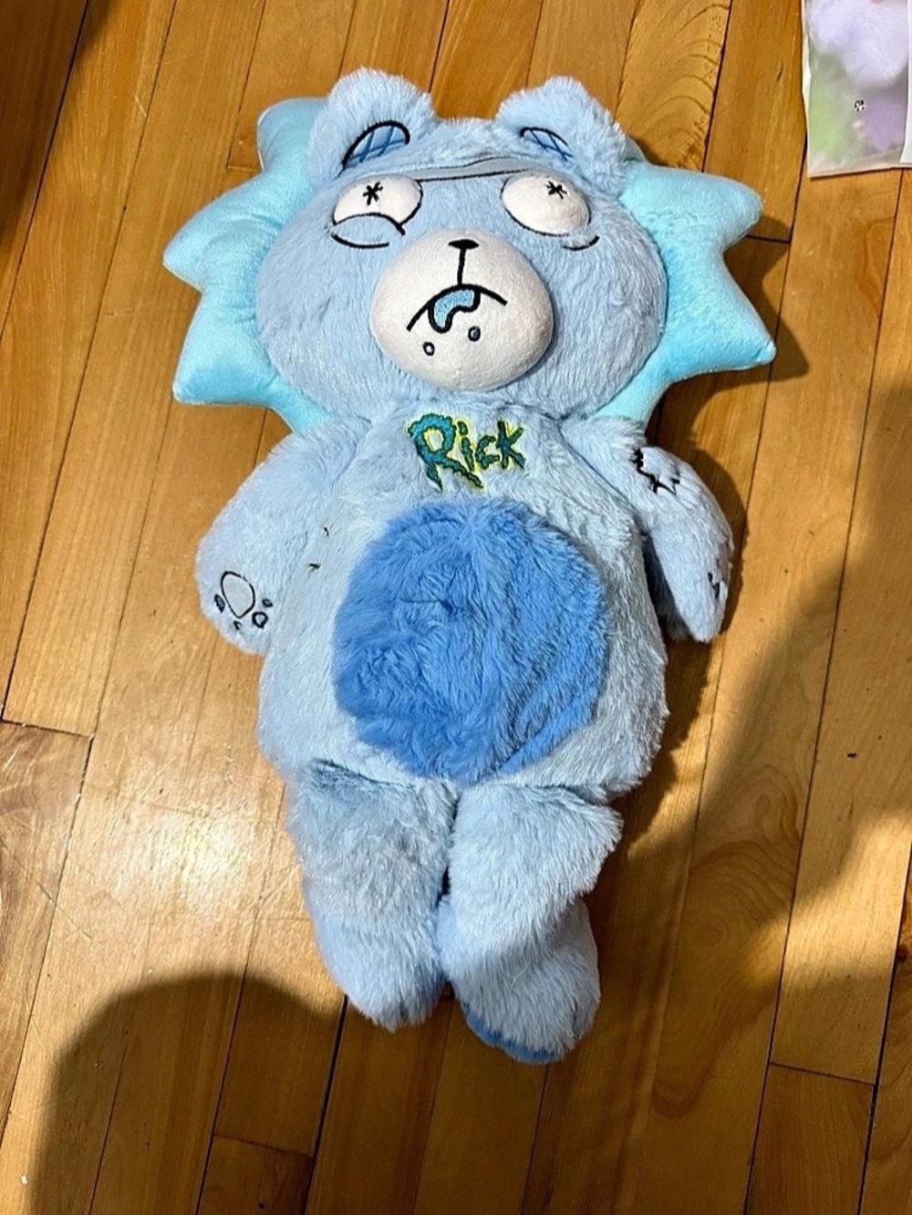 Build-A-Bear Workshop Rick and Morty Rick Sanchez Bear Blue Plush new
